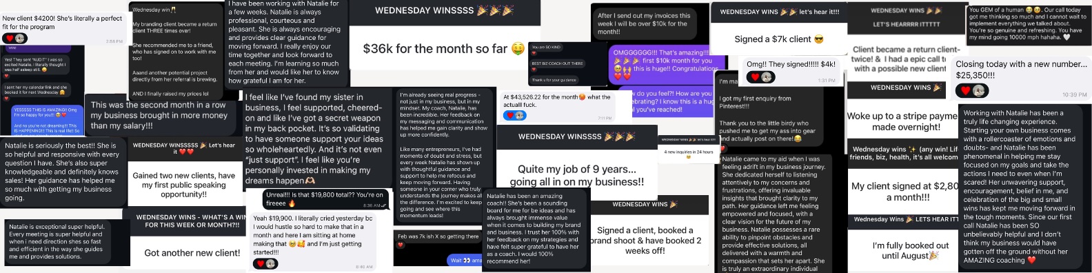 Client testimonials and success stories